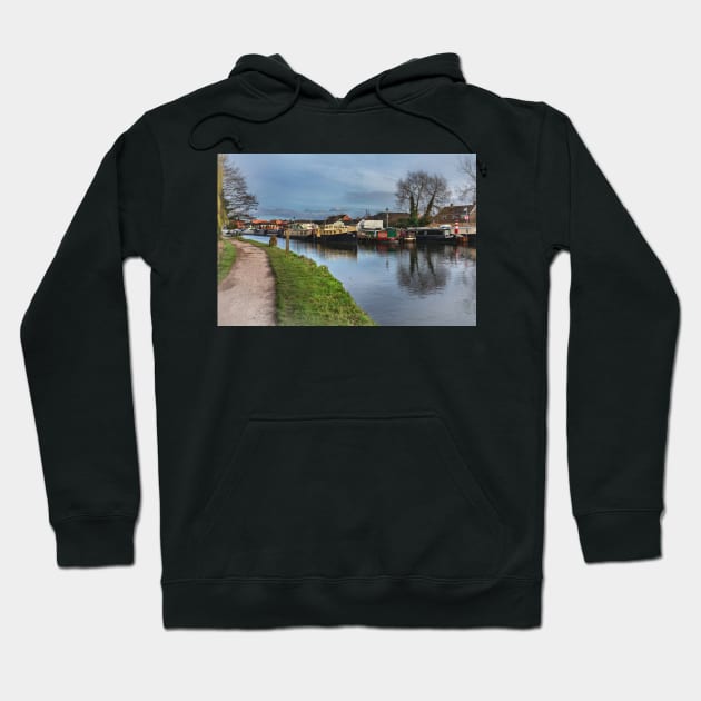 Boats On The Kennet Hoodie by IanWL